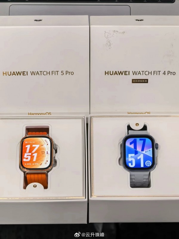 Huawei Watch Fit 5 Pro vs Watch Fit 4 Pro