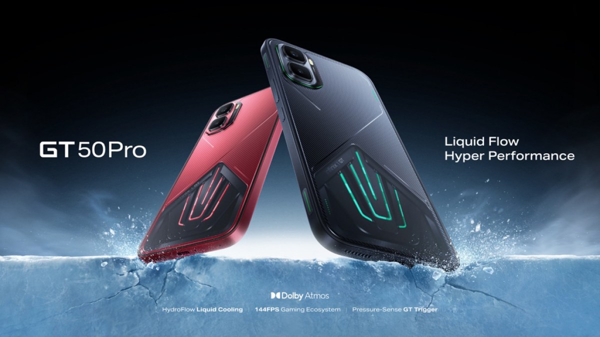 Infinix GT 50 Pro comes with Hydroflow liquid cooling, dual-pressure shoulder triggers, and Dimensity 8400