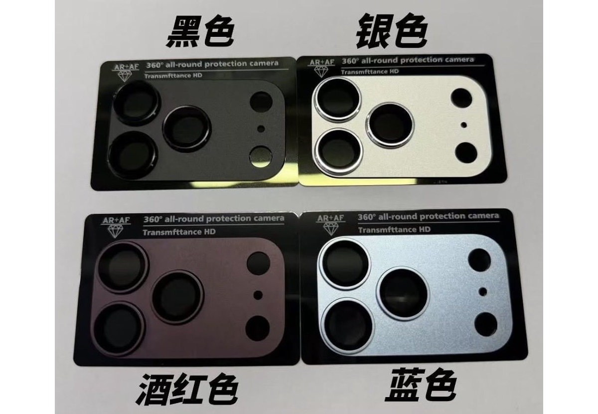 iPhone 18 Pro color options shown on leaked camera islands