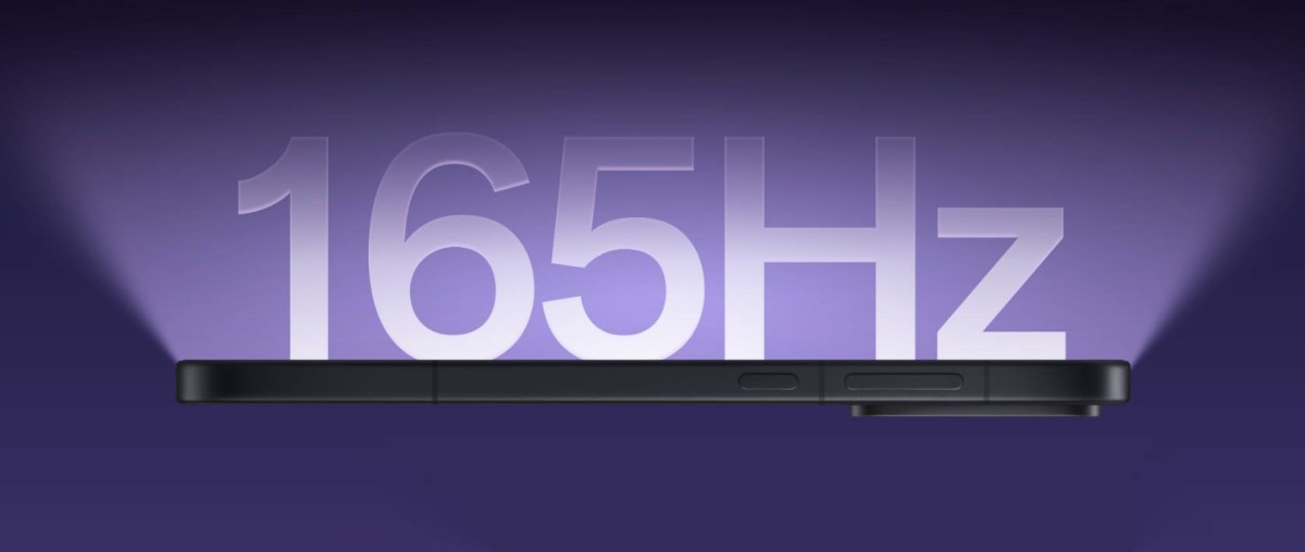 The OnePlus Ace 6 Ultra has a 6.78” 165Hz OLED display