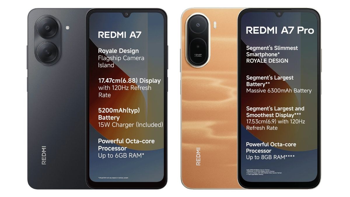 Redmi A7 and A7 Pro budget 4G phones announced