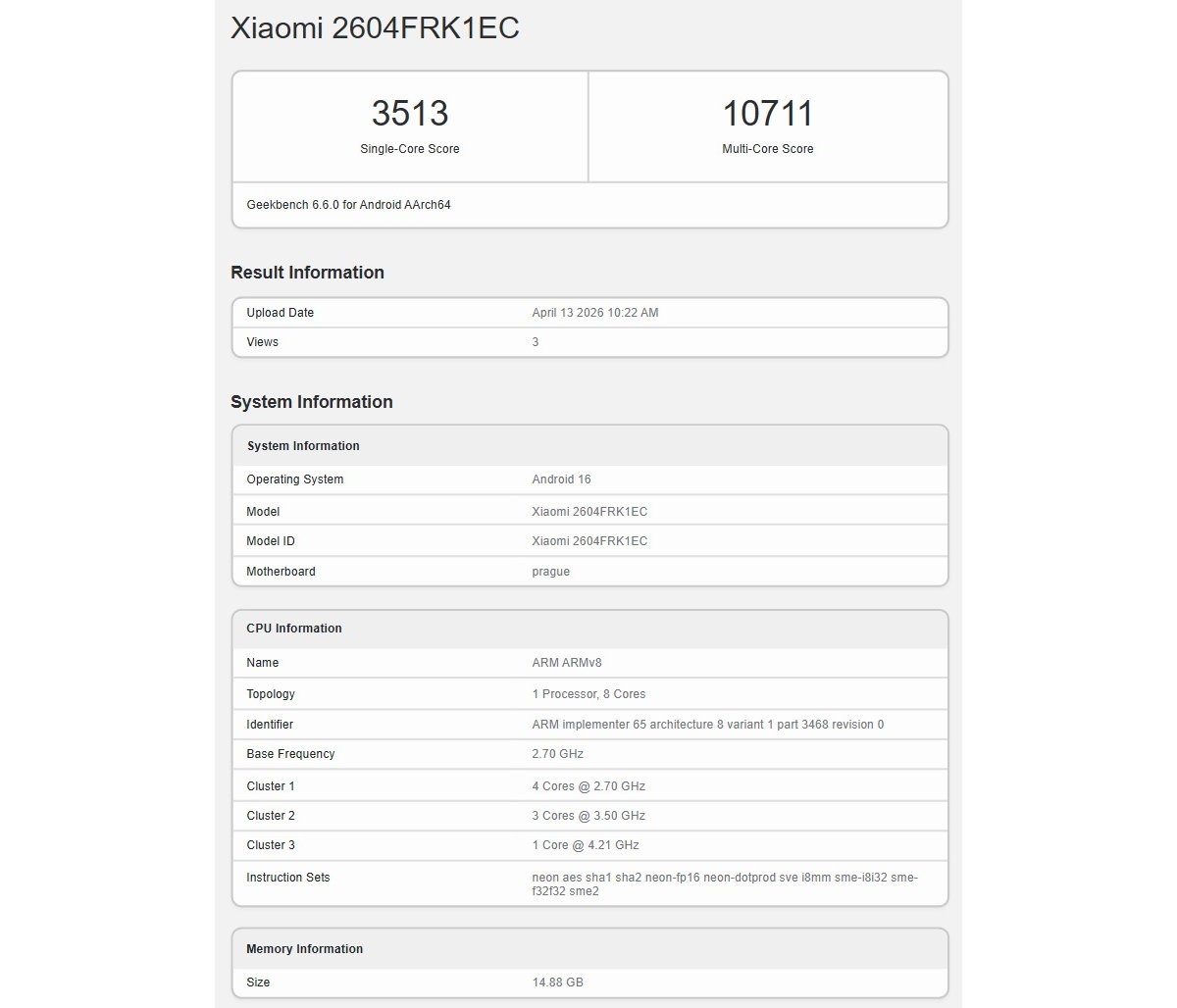 Redmi K90 Max runs Geekbench, confirms its high-end chipset