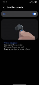 Earbud controls