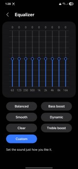 A 9-band equalizer is available