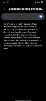 Some features like multi-point connectivity and 360 Audio are Samsung-exclusive