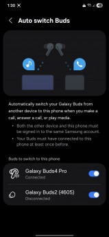 Some features like multi-point connectivity and 360 Audio are Samsung-exclusive