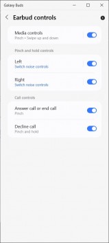 The Windows version of the Galaxy Buds app