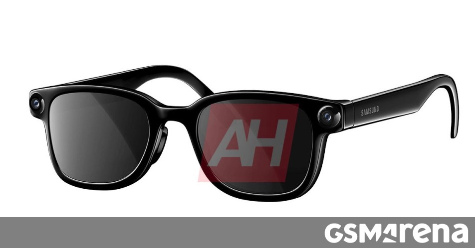 Samsung Galaxy Glasses leaked renders show us three different angles