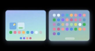 सैमसंग गैलेक्सी Z वाइड फोल्ड की आंतरिक स्क्रीन