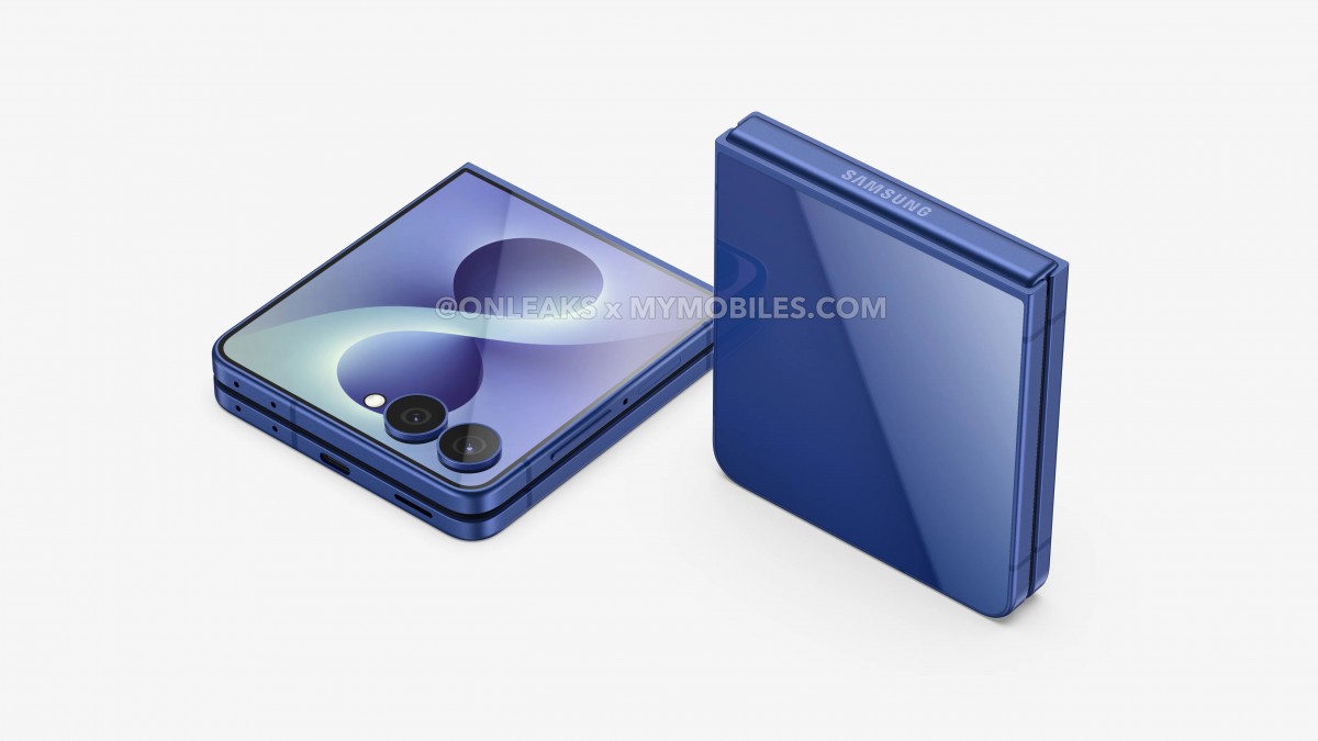 Samsung Galaxy Z Flip8 CAD-based renders leak showing a familiar design