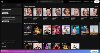 Spotify's new Fitness hub
