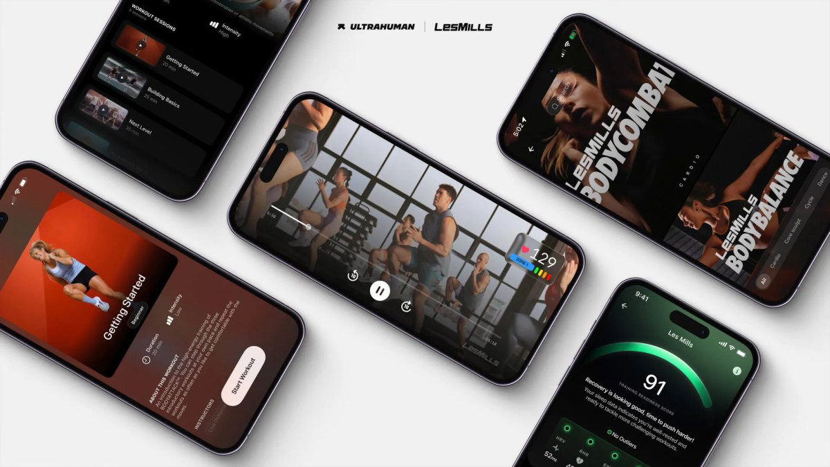 Ultrahuman ring app now supports Les Mills workouts