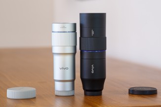 The new 200mm lens is much smaller than the previous one