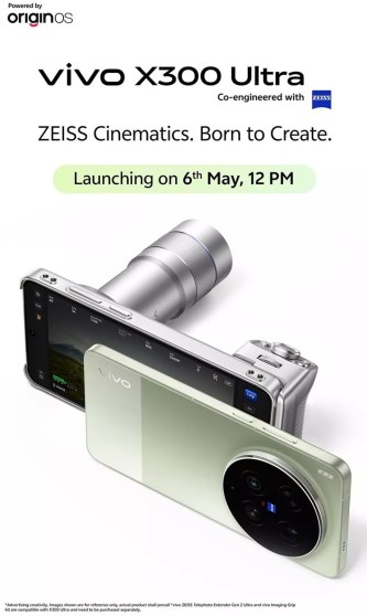 vivo X300 Ultra and vivo X300 FE launching in India on May 6