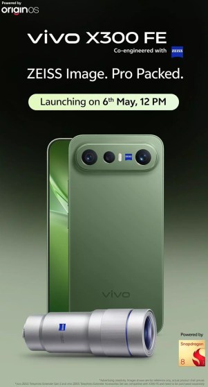 vivo X300 Ultra and vivo X300 FE launching in India on May 6