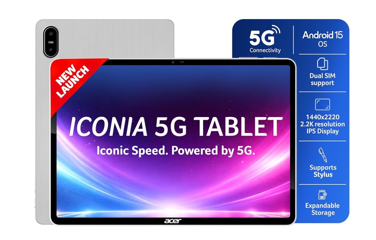 Acer Iconia iM11 5G tablet is official with 11.45-inch screen, Dimensity 7050 SoC