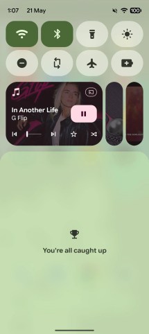 New media app switcher in Android 17