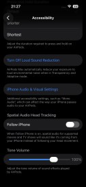 AirPods Max 2 software on an iPhone