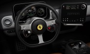 The Ferrari Luce will have Samsung OLED displays with holes and stacked design