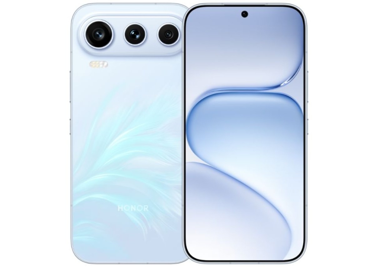 Honor 600 Pro in Light Feather Blue shade