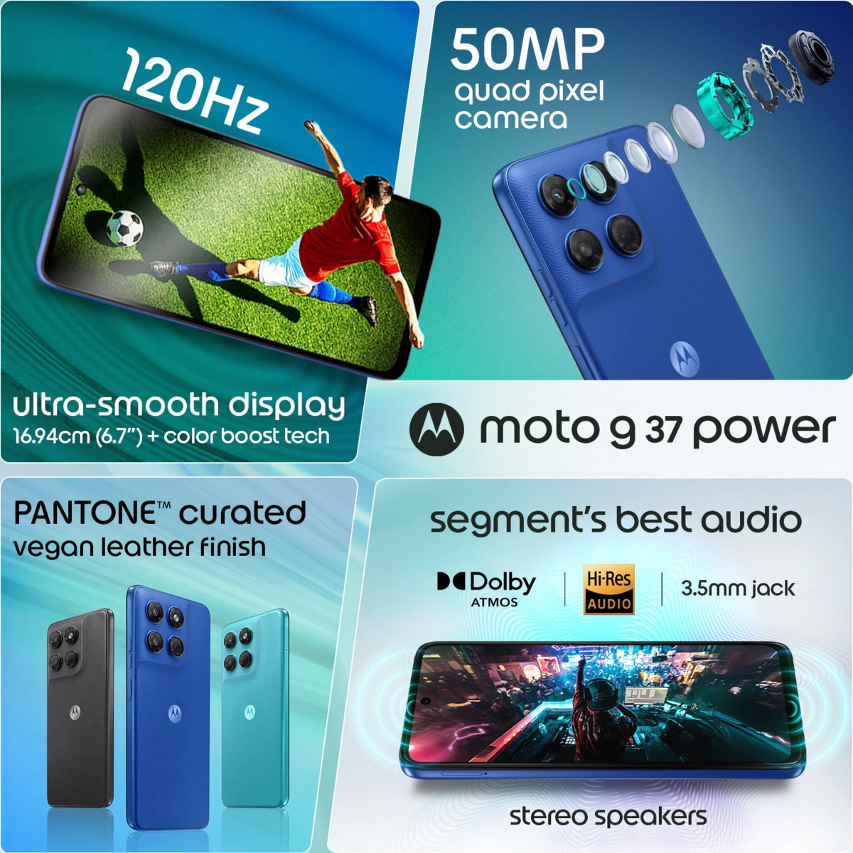 Moto G37 and G37 Power debut in India with a Dimensity 6400 chipset