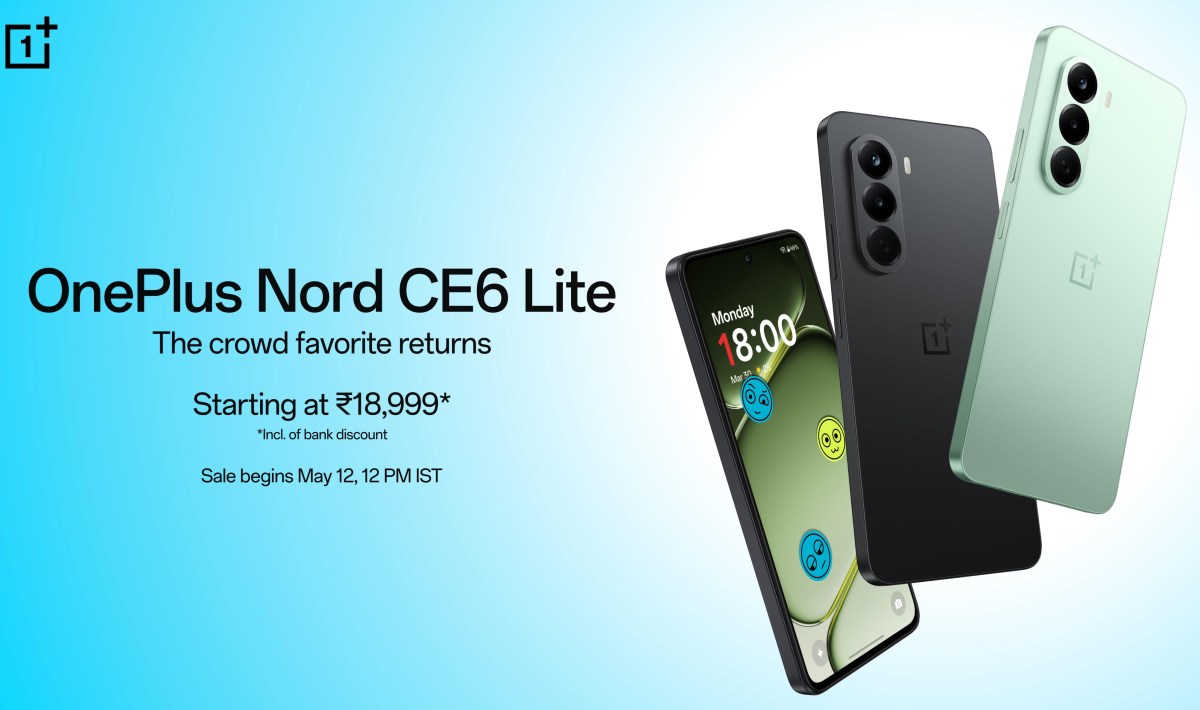 OnePlus Nord CE6 Lite is also here packing a 7,000mAh battery and a 6.72-inch display