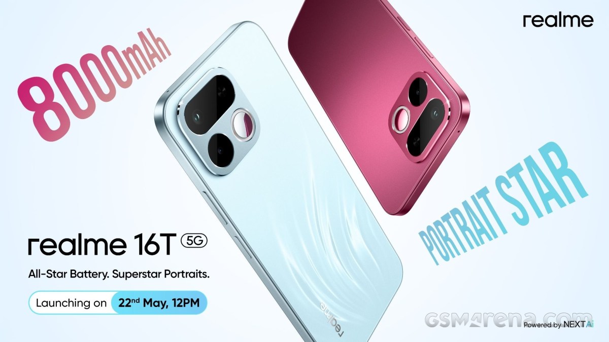 Realme 16T launch date, key features and design revealed