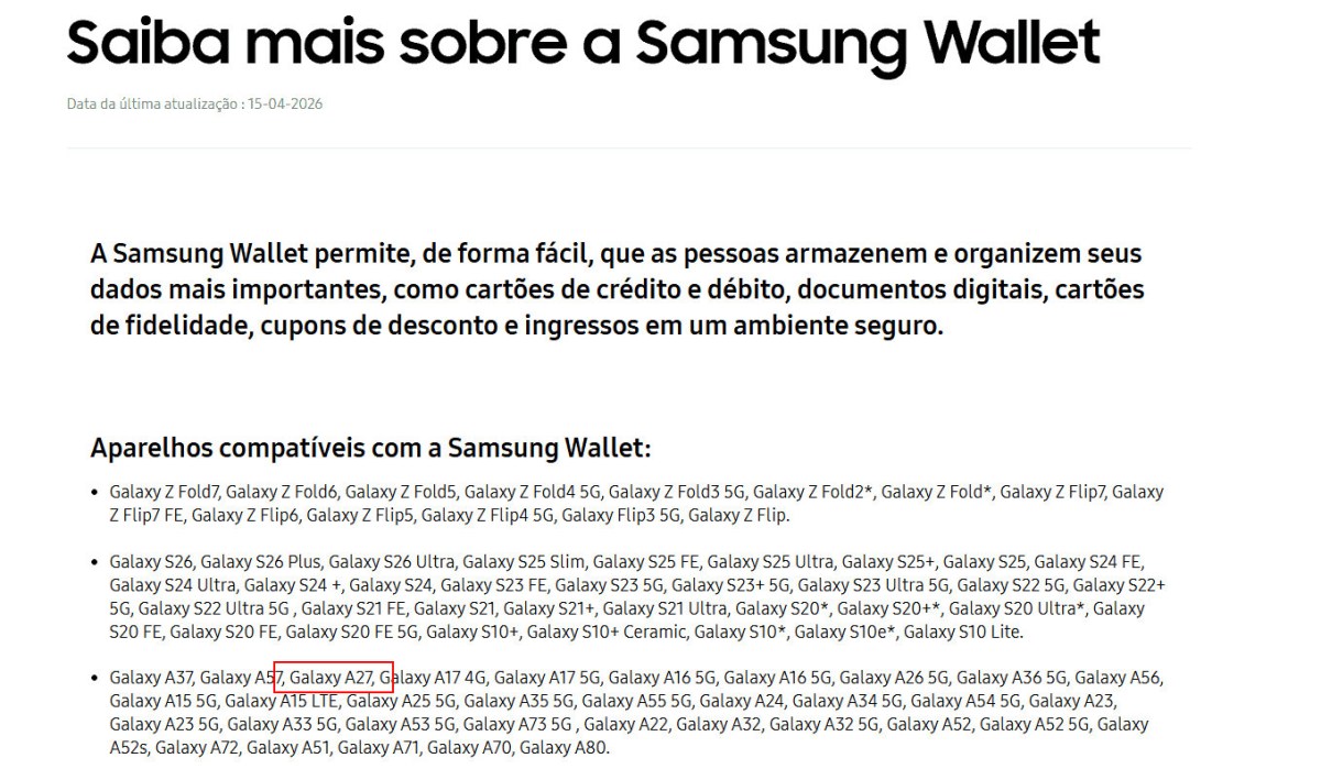 Samsung confirms the Galaxy A27