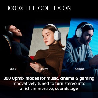 Sony WH-1000X The ColleXion feature sound tuning from from Battery Studios, Sterling Sound and Coast Mastering as well as 360 Upmix support