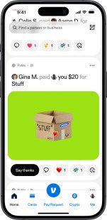 new venmo app