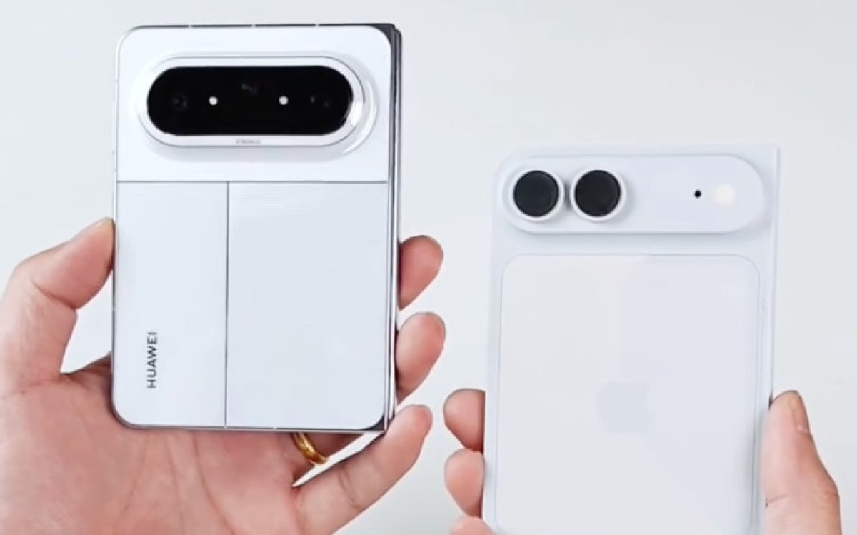 Huawei Pura X Max compared to rumored iPhone Ultra
