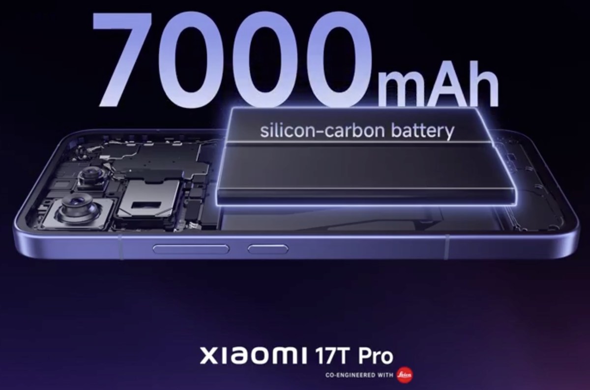 Xiaomi 17T Pro's battery capacity and chipset revealed ahead of launch