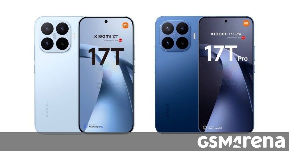 Xiaomi 17T and 17T Pro specs, official images, and price leaked