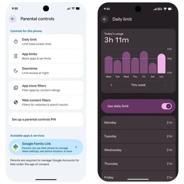 Google expands Parental Controls and Family Link features with Android 17