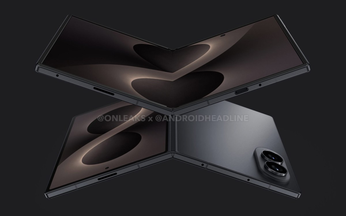 Leaked Samsung Galaxy Z Fold8 (wide) render