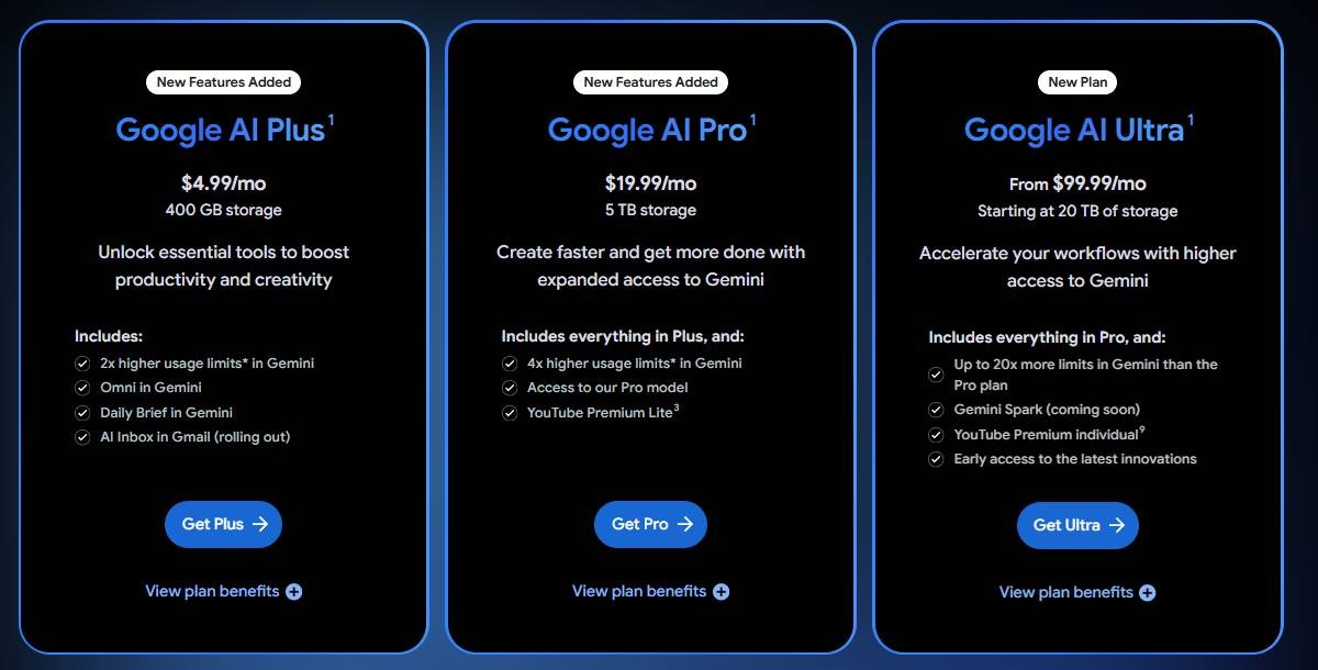 Google makes its AI Plus plan cheaper, doubling the cloud storage it comes with