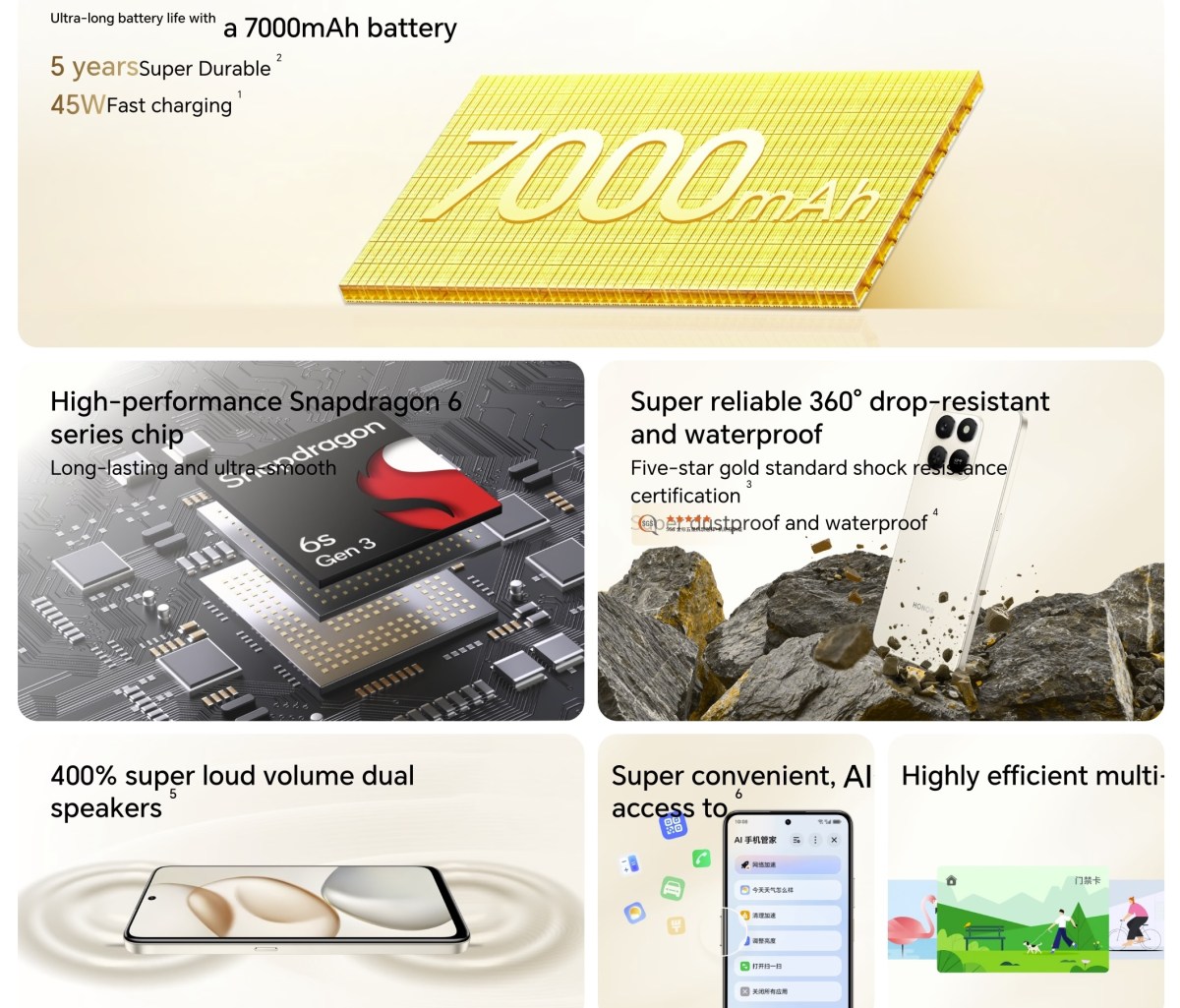Honor Play11 Plus and Play10 5G go official with 7,000mAh batteries