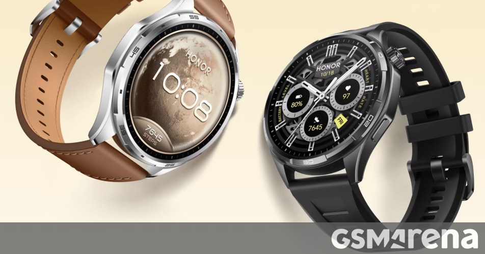 The new Honor Watch 6 packs a massive 980mAh battery in a slender 10.8mm body The new Honor Watch 6 packs a massive 980mAh battery in a slender 10.8mm body