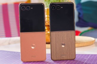Motorola Razr 60 Ultra (left), Razr 70 Ultra on right