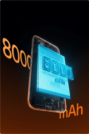 Turbo 6X Pro gets an 8,000 mAh Si-C battery