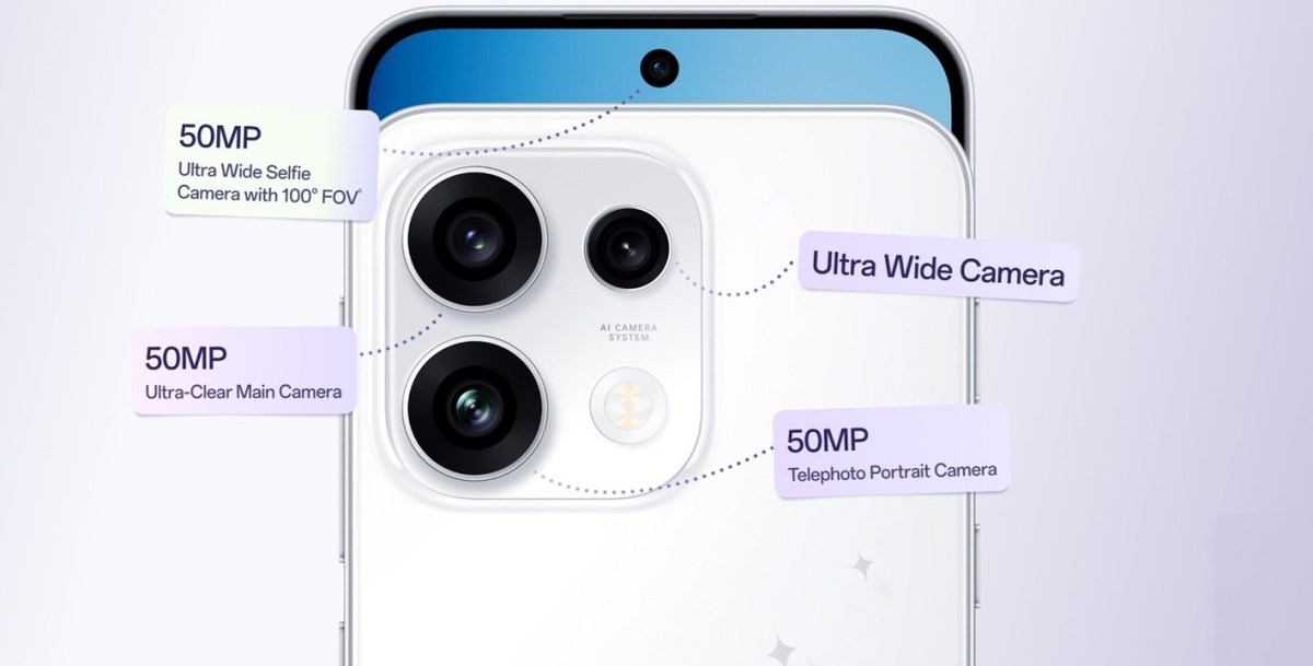 Oppo Reno16 F comes with 50MP ultrawide selfie camera, AI Snap Key and 7,000 mAh battery