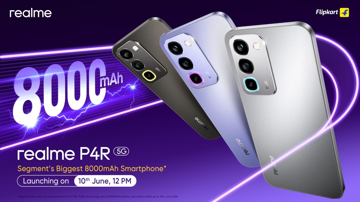 Realme P4R's key specs, design, price range, and launch date revealed