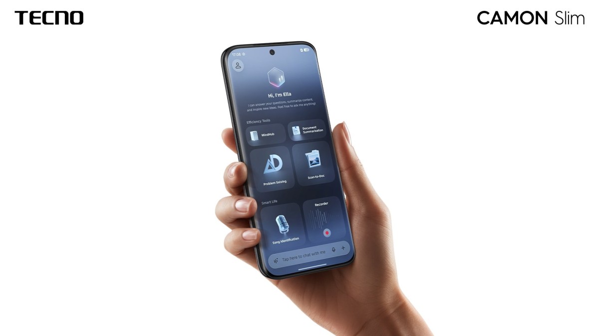 Tecno introduces pretty Camon Slim with 6.39mm profile