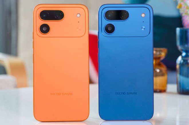 Dynamic Orange and Midnight Blue colors