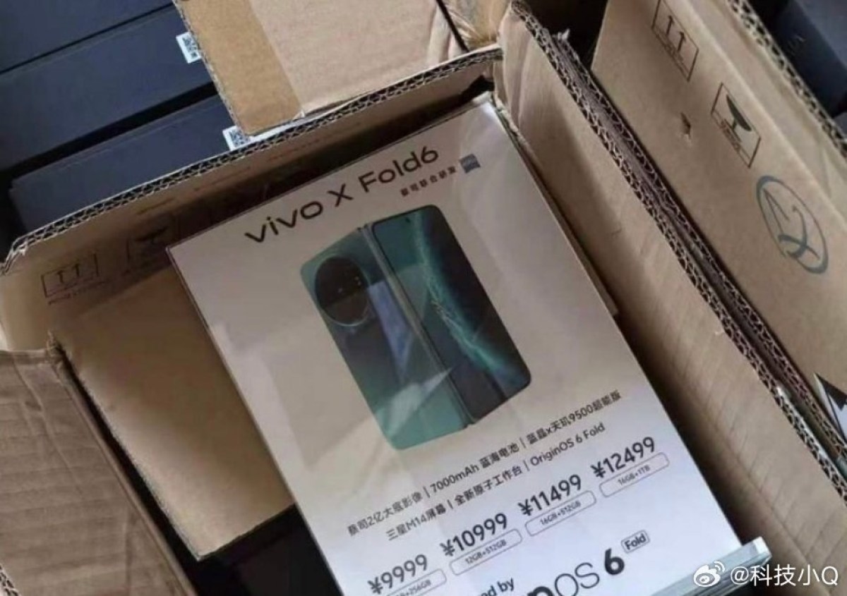 vivo X Fold6 price leak hints at a massive hike over the X Fold5