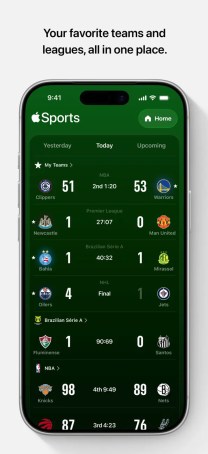 Apple Sports app adds more soccer following the World Cup