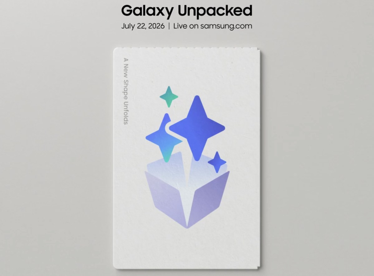 Samsung confirms Galaxy Unpacked event for July 22, wide foldable expected