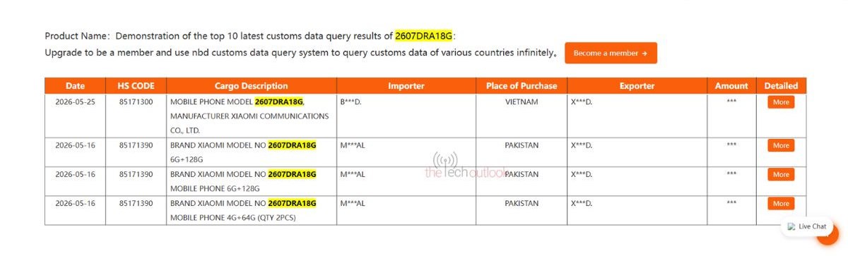 Global Redmi Note 17 Pro's memory options revealed
