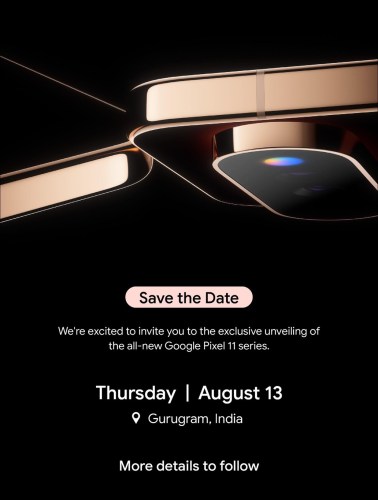 Google starts sending invites for the Pixel 11 series launch event in India