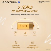 iQOO Z11 Lite will pack a 6,500 mAh battery
